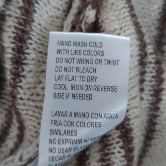 Democracy Striped Sweater Size L - Picture 7 of 7